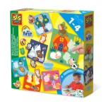 Wyklejanki Gdzie Żyją Zwierzęta SES Creative - zabawki kreatywne dla chłopców i dziewczynek