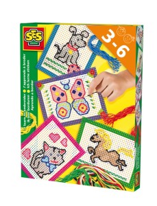 WYSZYWANKA zestaw do nauki wyszywania, SES Creative - zabawki kreatywne dla dziewczynek